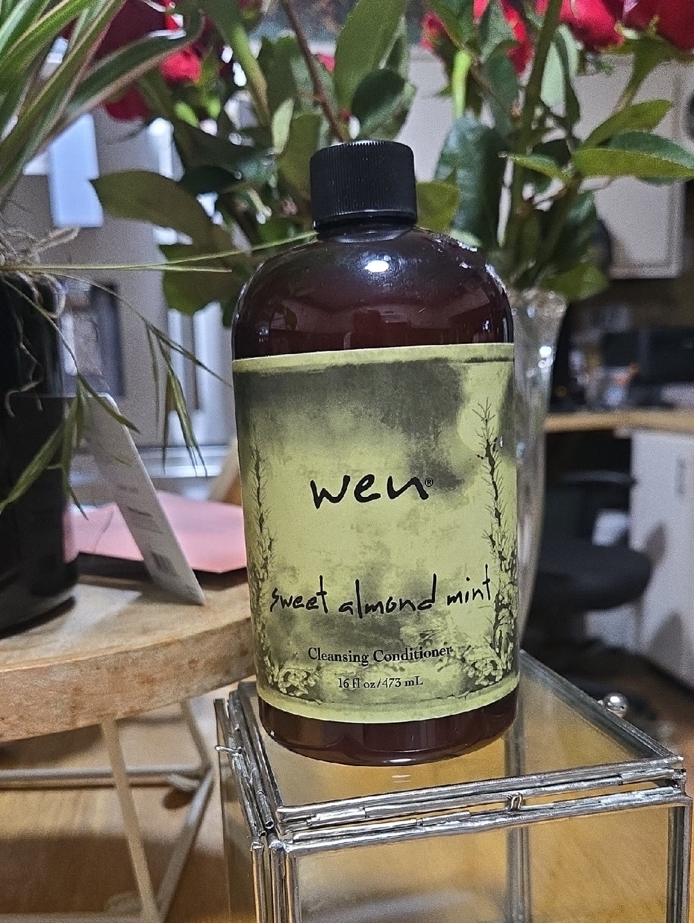 WEN Sweet Almond Mint Cleansing Conditioner - Green Label